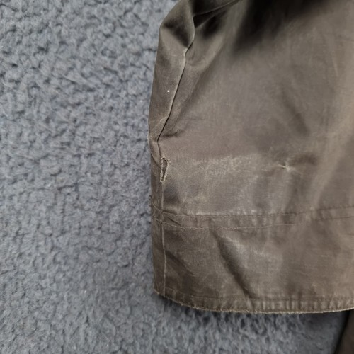 Vintage LL BEAN Jacke Herren L Large grün Scheune Feldmantel Wollfutter Wachs Canvas - Bild 9 von 19