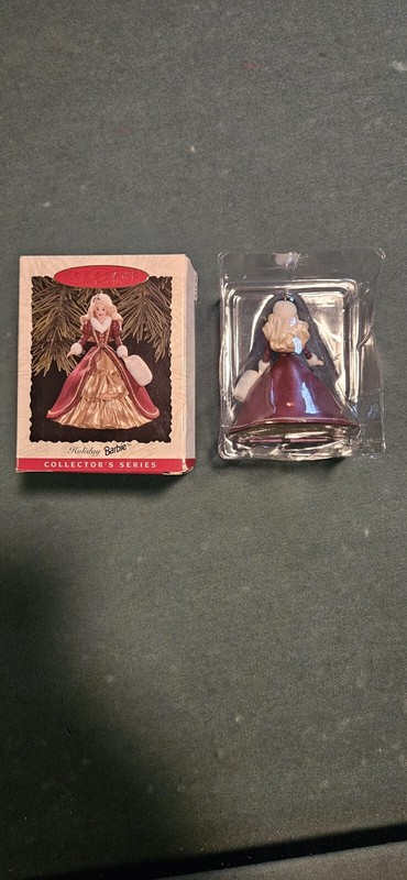 Hallmark Keepsake Holiday Barbie Christmas Ornament 4th in Series 1996