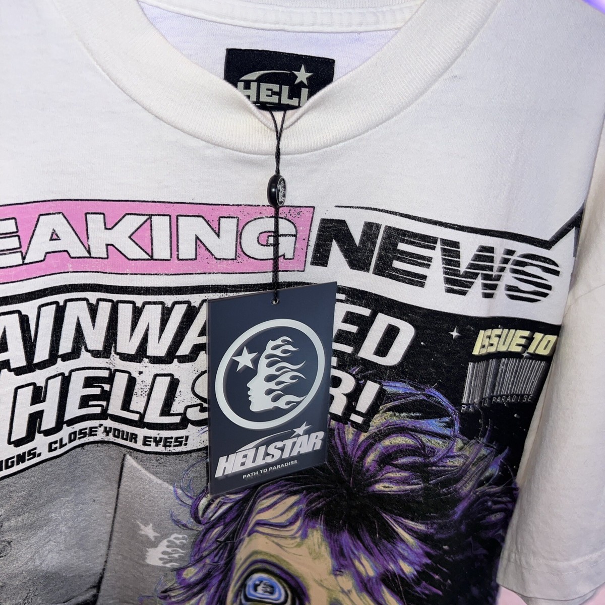 Hell Star Breaking News T-Shirt White | eBay 