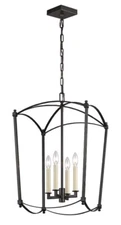 Generation Lighting F3322/4SMS 16IN Chandelier Ceiling Light in Smith Steel #1