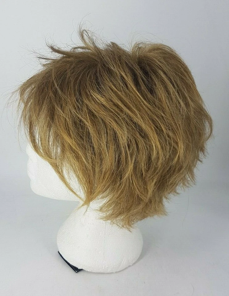 Peluca estilo plumas cortas HotHair facilidad promedio en oro de cosecha SK9 ZZ 03 Foto 3 de 4