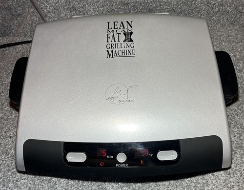George Foreman Grill Press GRP99 Removable Plates 6-Servings WITH 2 DRIP TRAYS