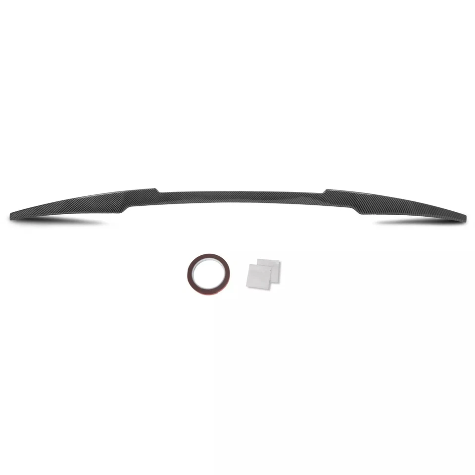 For 2014-20 BMW 4-Series F32 428i 435i Rear Spoiler M4 Gloss Carbon Fiber Style - Image 2 of 4