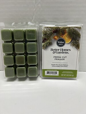 NEW BETTER HOMES & GARDENS FRESH CUT FRASIER WAX CUBE MELTS - 5 OZ. - LOT OF 2