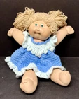 Xavier Roberts Cabbage Patch Kids Green Eyes Handmade Crochet Dress 1978 1982