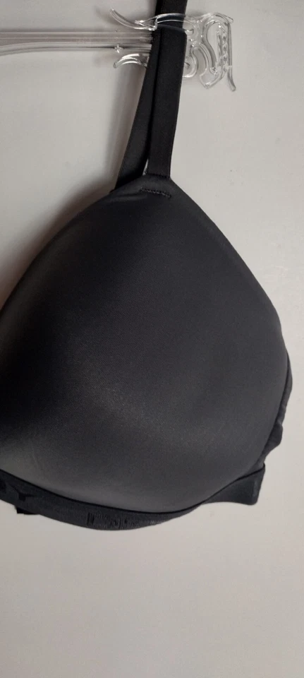 SUJETADOR INALÁMBRICO DKNY 36B GRIS LIGERAMENTE FORRADO NUEVO Foto 4 de 4