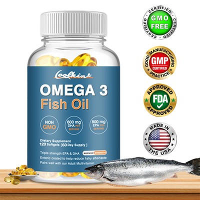 Omega 3 Fischöl 2000mg-EPA  DHA, Triple Strength Healthy Joint