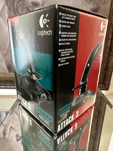 2005 Logitech Attack 3 (963291-0403) USB Joystick For PC & Mac - Picture 7 of 11