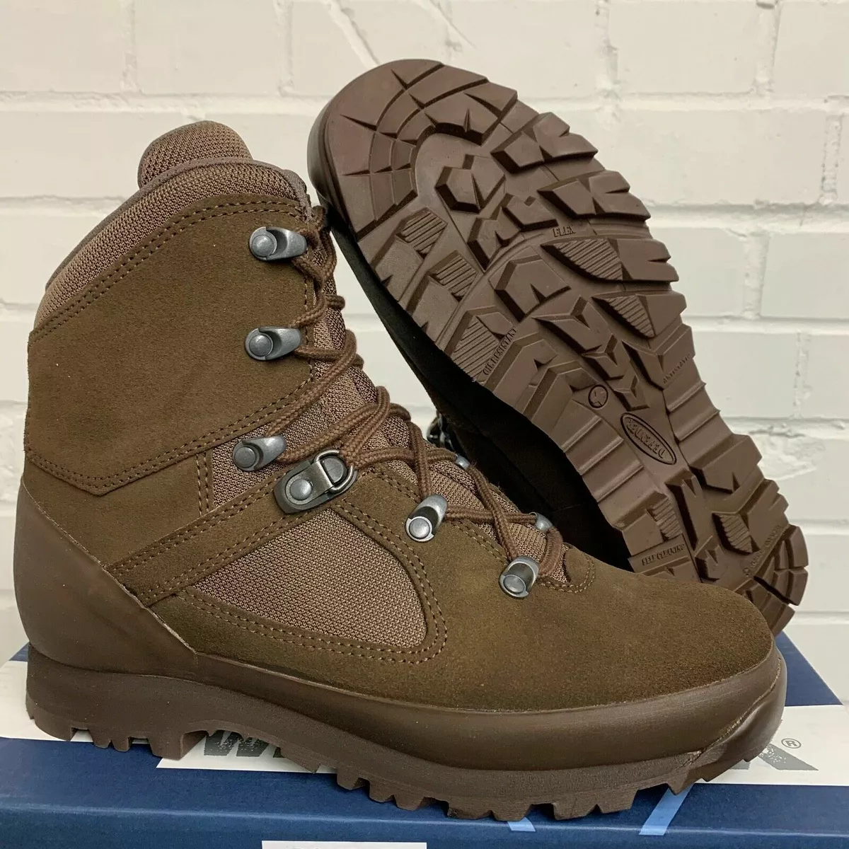 Haix Desert Ankle Boots Sizes Brown Suede High Liability British Army NEW