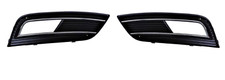 per AUDI A4/S4 B8 11- 2x GRIGLIA PARAURTI ANTERIORE CORNICE FENDINEBBIA CROMATO