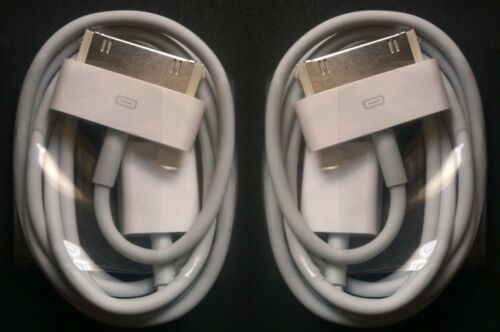 3 x chargeur de câble de synchronisation de charge USB original Apple 30 broches pour iPhone 3G 4 4s iPad 2 - Photo 1/1