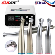 SANDENT Dental Brushless LED Electric Micro Motor 1:1/1:5 Increasing Handpiece