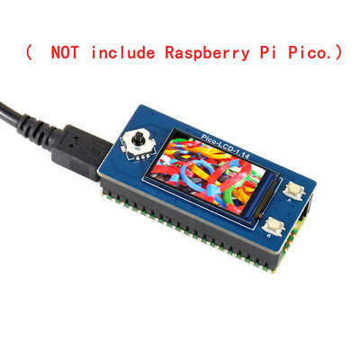 1.14inch IPS LCD Display Screen HAT for RPI RasPi Raspberry Pi Pico 2 W H Board