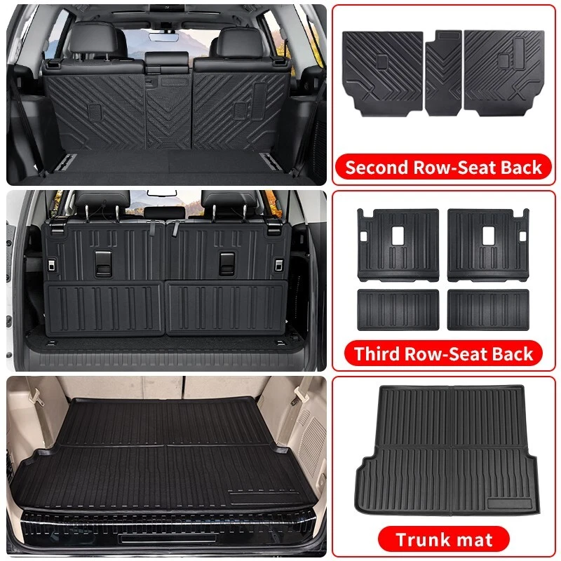 Para Lexus GX460 GX 460 2010-2023 Caja Trasera Alfombrilla Asiento Trasero Cojín Accesorios Foto 2 de 4