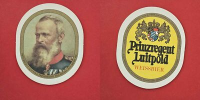 Prinzregent Luitpold 1886 to 1912 Brewery Beer Mat Coaster Beermat