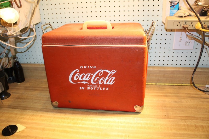 rare Vintage 1950-60's Vinyl Coca Cola W/Bottle opener