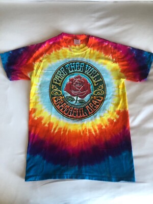 Historic CONCERT Tie Dye T-SHIRT Size 