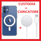 Cover Magsafe per IPhone 17 16 15 14 13 12 11 Wireless Custodia Caricatore