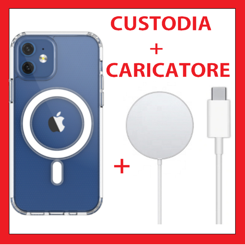 Cover per IPhone 15 14 13 12 11 Pro Max MAGNETICA CARICATORE QI Custodia MAGSAFE - Foto 1 di 24