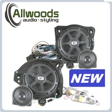 Gladen 200.3 MB 4" 3 Way Component Speaker Set Upgrade Kit Mercedes E Class W213