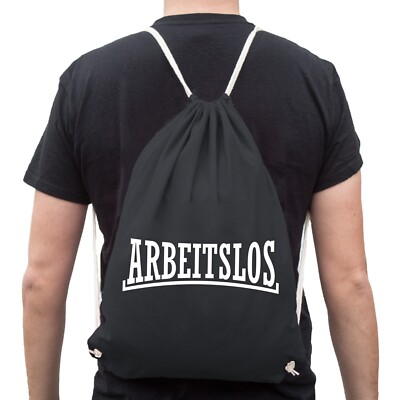 Arbeitslos Turnbeutel - Arbeitsamt Hartz 4 Arbeitssuchend Assozial Assi