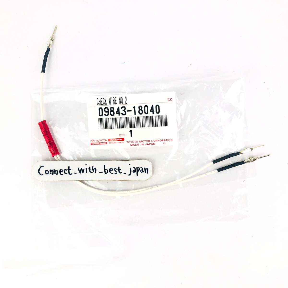 TOYOTA GENUINE Check Wire No. 2 09843 - 18040 | eBay