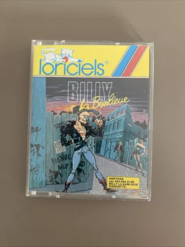 Jeu Billy La Banlieue Amstrad CPC 6128 664 Disk Loriciels