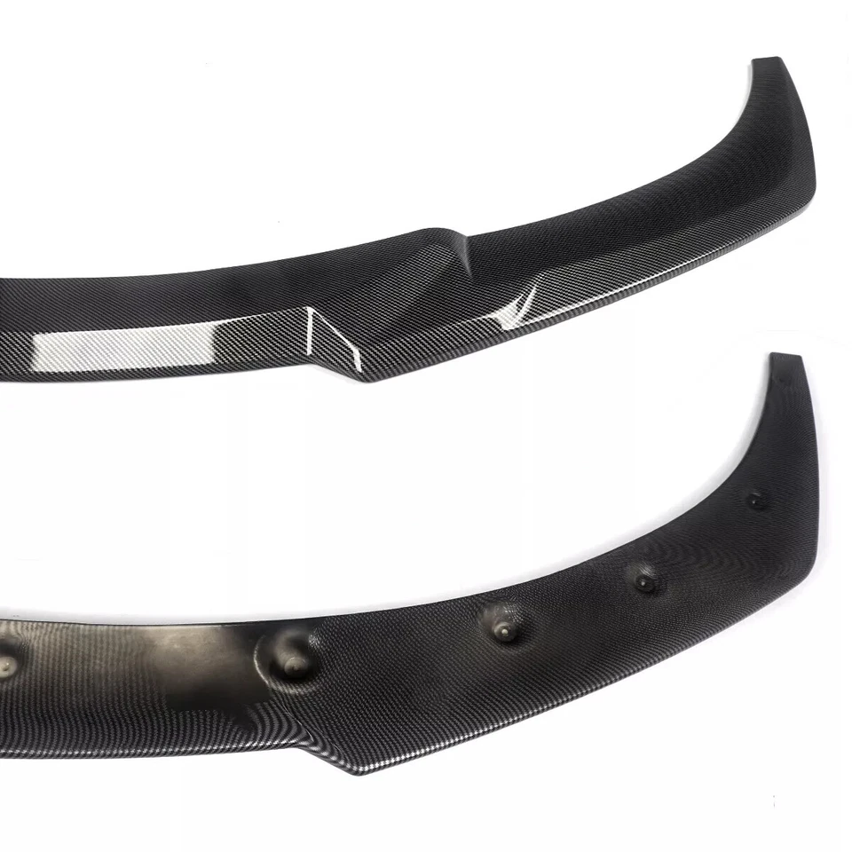 Labio de parachoques delantero para BMW F06 F12 F13 M Sport 650i 2012-2019 fibra de carbono negro Foto 4 de 4