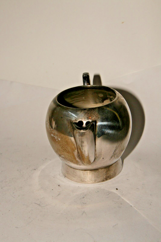 Plattierter cremefarbener Krug ohne Hallenmarkierung. - Bild 3 von 6