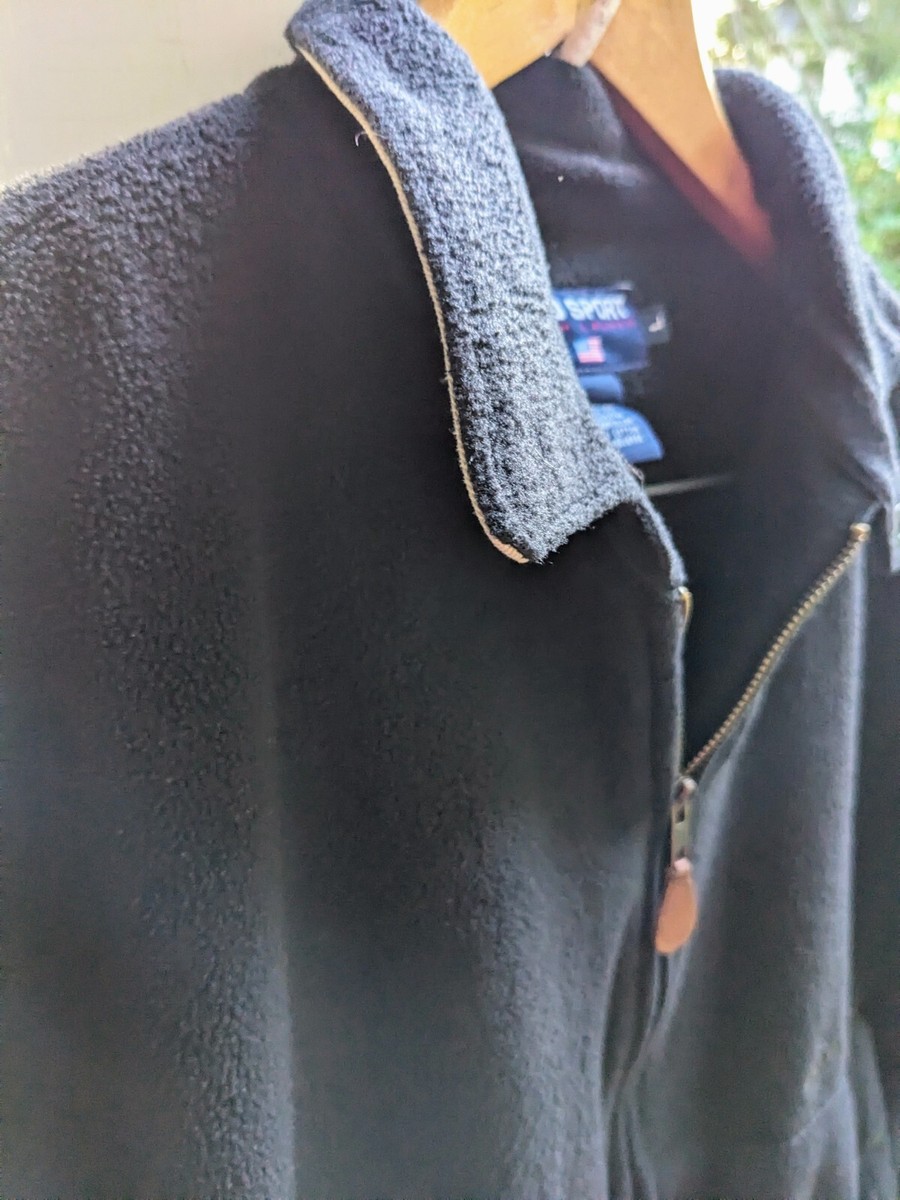 Vintage Polo Sport Ralph Lauren Fleece Jacket*Zip-Up*Black Vintage Polo Sport Ralph Lauren Fleece Jacket*Zip-Up*Black