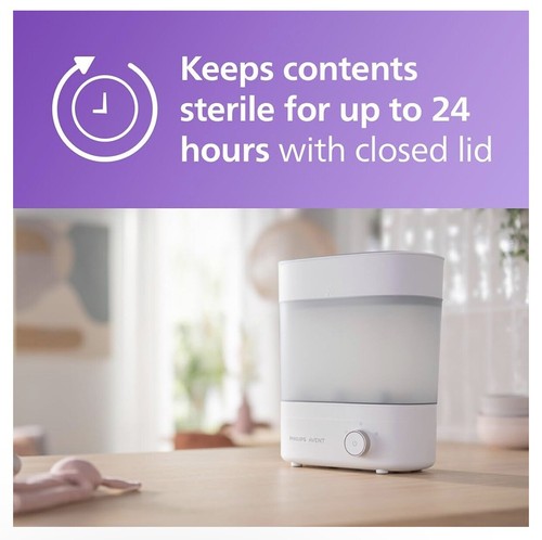 Philips AVENT SCF293 Baby Bottle Sterilizer/Dryer - Sterilize/Dry/Store Bottles - Picture 4 of 6
