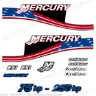 Fits Mercury 75hp - 250hp Decals - Custom Flag