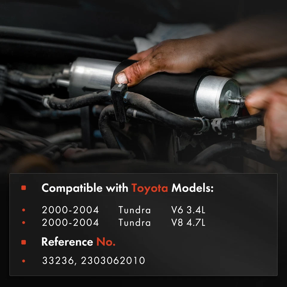 丰田坦德拉 2000 - 2004 V6 3.4L V8 4.7L 燃油过滤器自然吸气 — 第 2/4 张图片