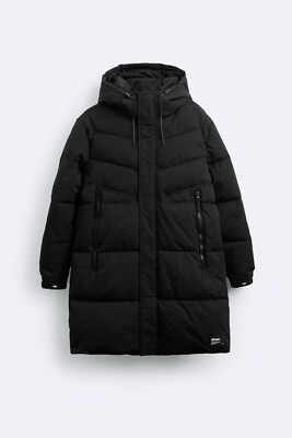 ジャケット・アウター Liora Long Quilted Down Coat black / M ZARA MEN BLACK LONGLINE QUILTED COAT SZ S 3918/422 | eBay