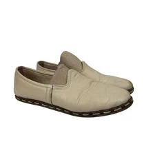 Sabah Baja Leather Slip On Loafers Flats Shoes Women's 39