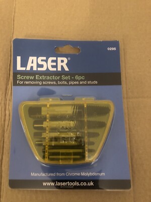Laser Tools Schraubenausdreher-Set 6-teilig - 0295 brandneu versiegelt kostenloser Versand