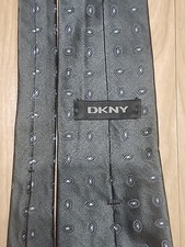 Dkny Gray 100 Silk Tie, NWT