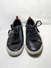 Old Navy Youth Black Casual Sneakers Sz 3 GUC Boys Girls Unisex