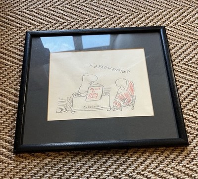 Mel Calman Graphit & Farbstift Zeichnung Weihnachten Santa unsigniert gerahmt