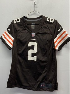 Nike Women's Cleveland Browns Johnny Manziel #2 Brown Game Jersey Size M