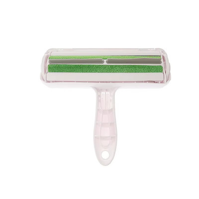 Pet Hair Roller Remover Lint Brush 2-Way Dog Cat Comb Tool Convenient Cleaning D