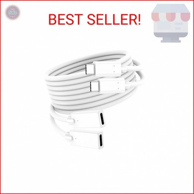 USB C Extension Cable 10FT 2-Pack,USBC Extender Cable 15W/3A Fast Charging & 480