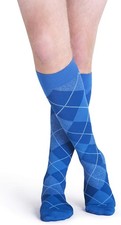 SIGVARIS Men s Microfiber Patterns 183 Calf High Compression Socks 15-20mmHg Ro