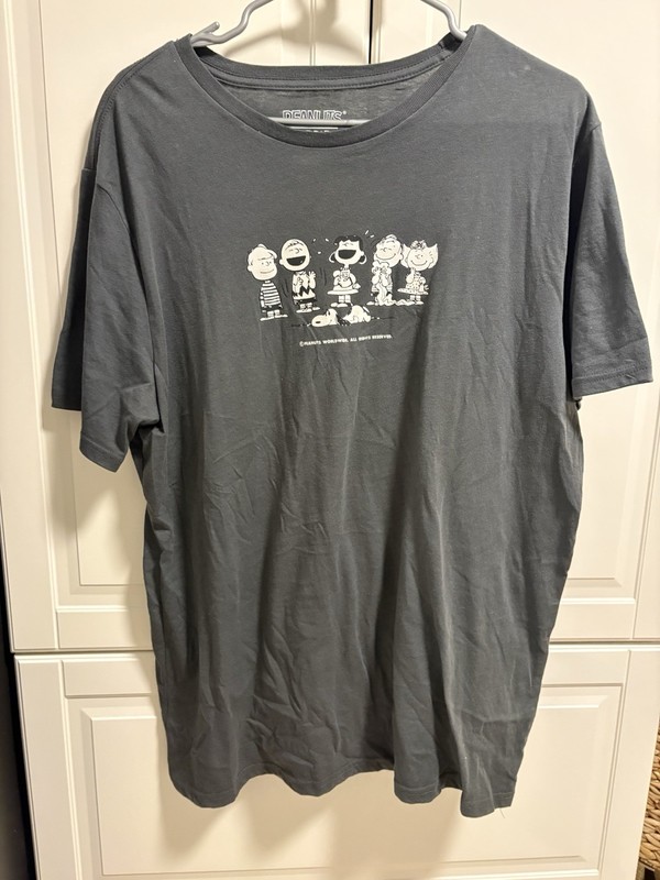 Peanuts Cheer Up Your Friends Men’s Large  Shirt Hybrid Apparel Charlie Brown