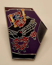 Disney Disneyland 2025 Haunted Mansion Map Puzzle Pin Raven Grave Coffin LE 475