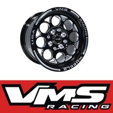 Vms Racing Drag Wheel Black Modulo 15x10 4x100 20 Et 6.3 Backspacing Vms Racing Drag Wheel Black Modulo 15x10 4x100 20 Et 6.3 Backspacing