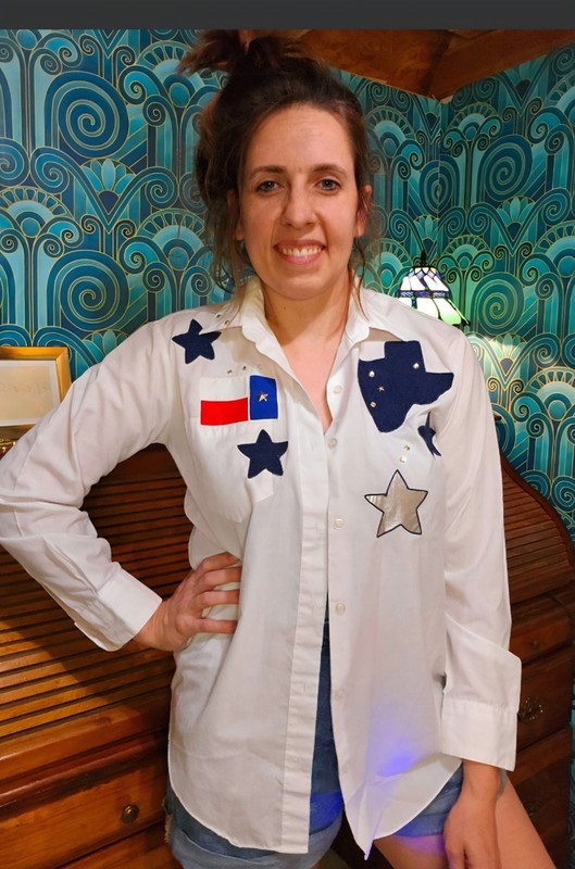 M Mark II vintage Texas button up rodeo southern cowboy stars lone star unique
