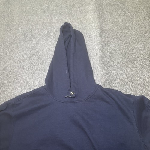 Sudadera con Capucha Carhartt Para Hombre Mediana Azul Oscuro Trabajo Pullover #924 - Imagen 2 de 11