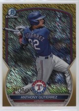 2023 Bowman Chrome Prospects Gold Shimmer Refractor 25/50 Anthony Gutierrez 0i4k
