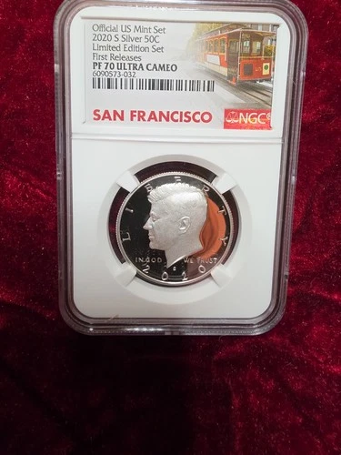 2020-S Kennedy Half Dollar Proof — photo from another recent sale